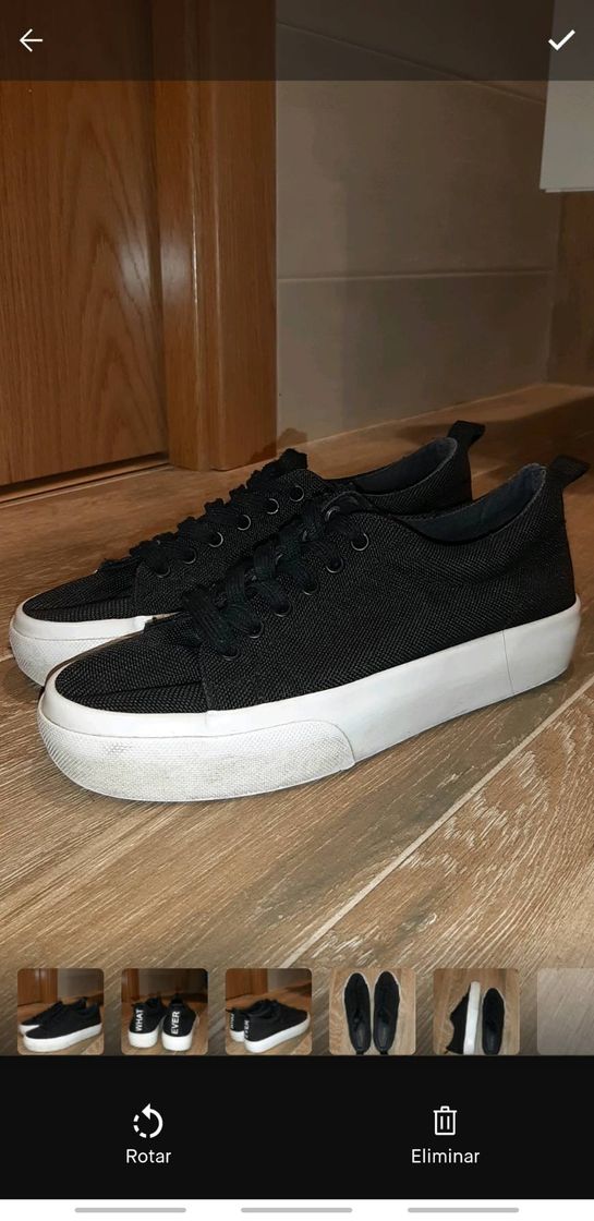 Fashion Zapatillas negras con plataforma (4'99€🤯)