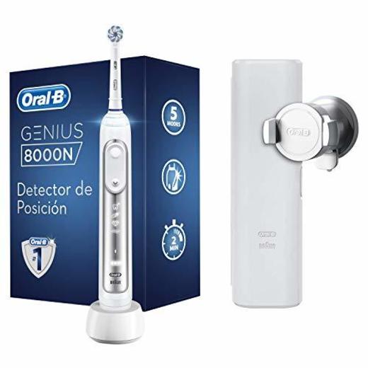 Oral-B Genius 8000 Cepillo Eléctrico con Tecnología de Braun Plata
