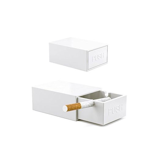 Balvi - Match Box cenicero en Forma de Caja de cerillas. con Tapa