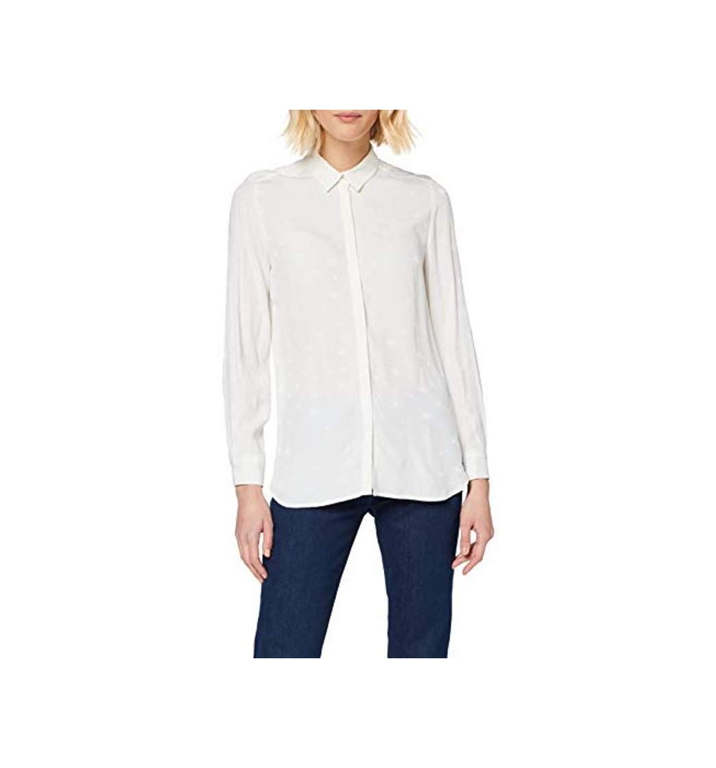 Fashion Tommy Hilfiger Nisse Viscose Blouse LS Blusa, Blanco