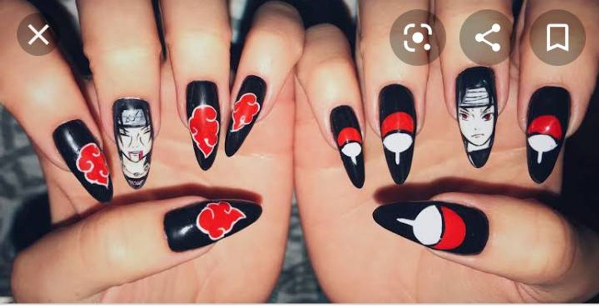 Moda Unhas de anime/Itachi/Naruto