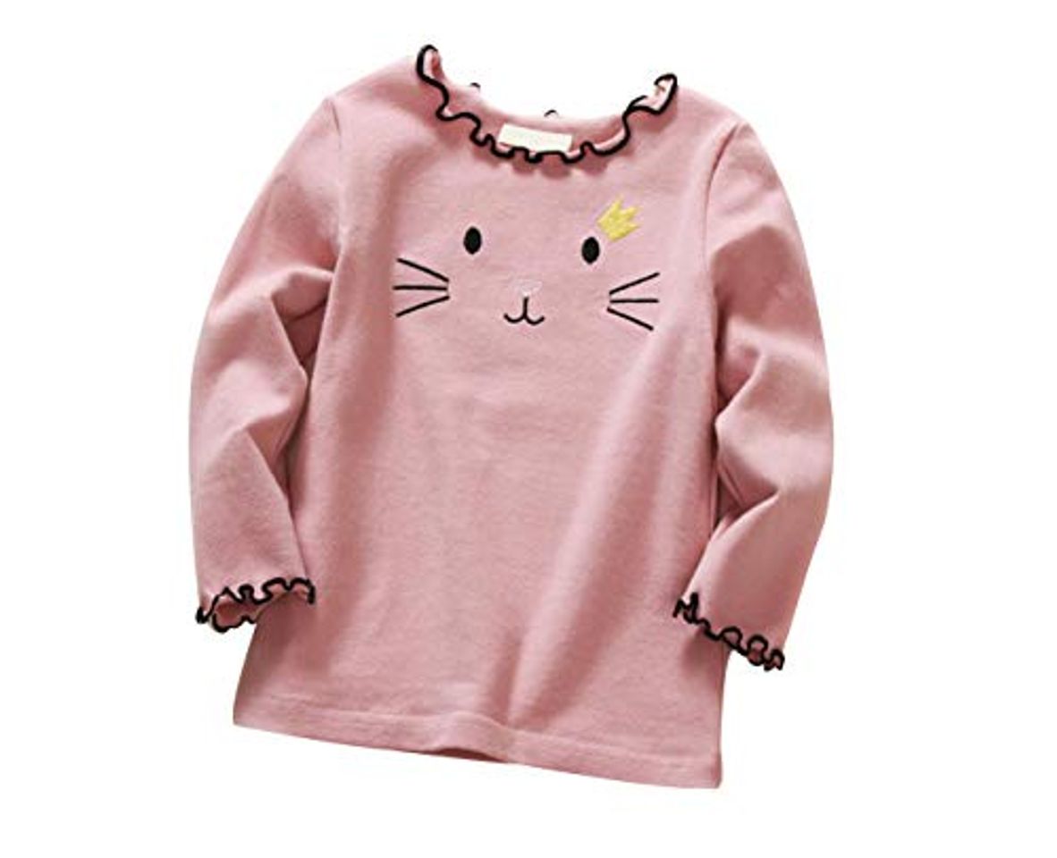 Fashion DEBAIJIA Bebe Infantil Recién Nacido Camisa Blusas Niña de Sweatshirt Lindo Transpirable