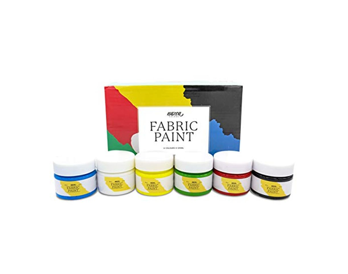 Productos Pintura para Tela y Ropa permanente Nazca Colors – Set 6 Colores