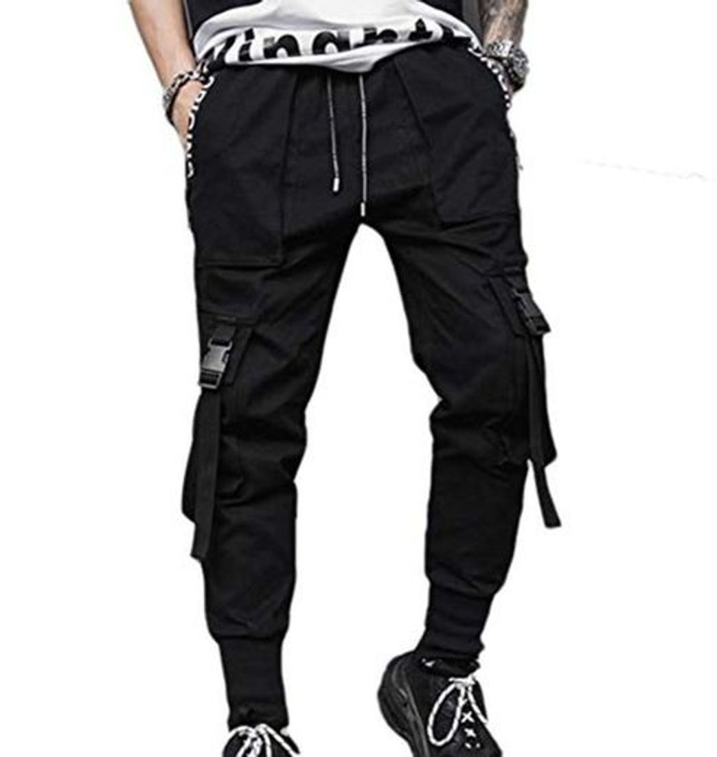 Social Pantalones De Hombre Hiphop Street Hip Hop Style Pantalones Casuales Jogger Cargo