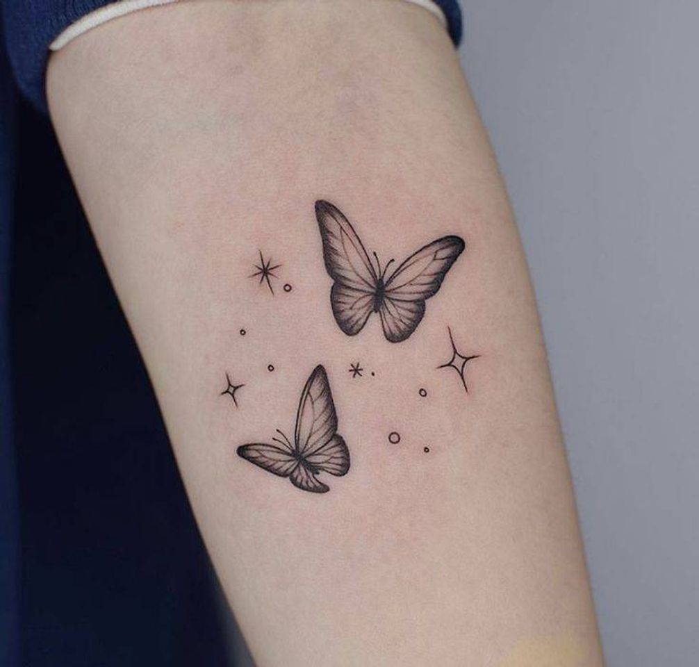 Fashion tattoo borboleta