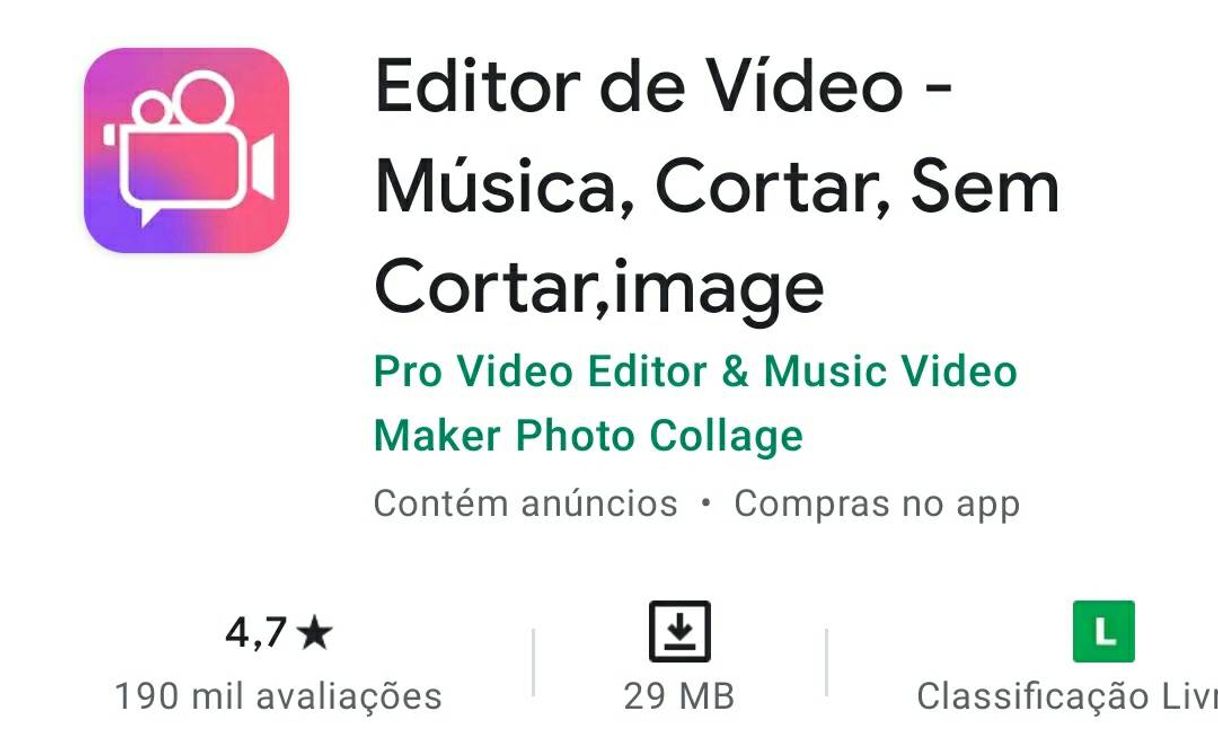 App Editor de Vídeo