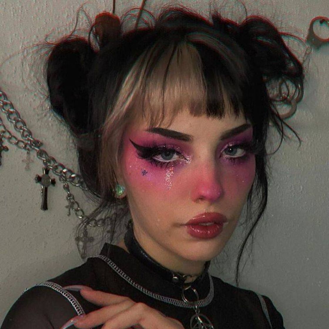 Moda emo aesthetic make up e