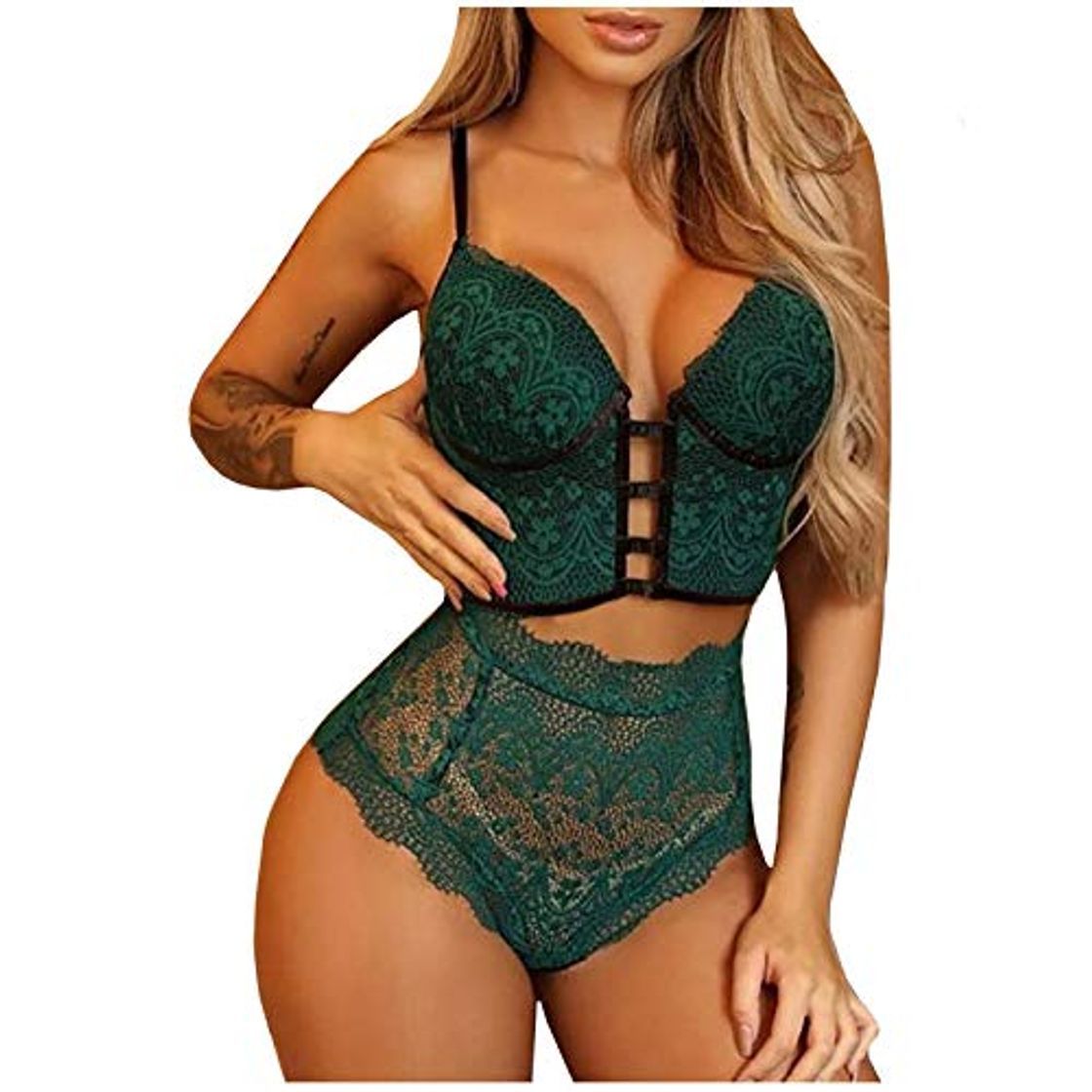 Moda Ropa Interior De Encaje para Mujer Sujetador Ropa Interior Sexy Conjunto De