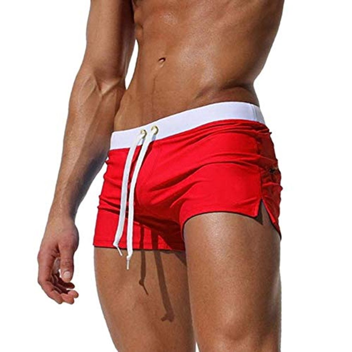 Moda FISH4 Trajes de baño Calzoncillos Boxer Transpirables para Hombres Natación Sunga Shorts Trunks Pantalones