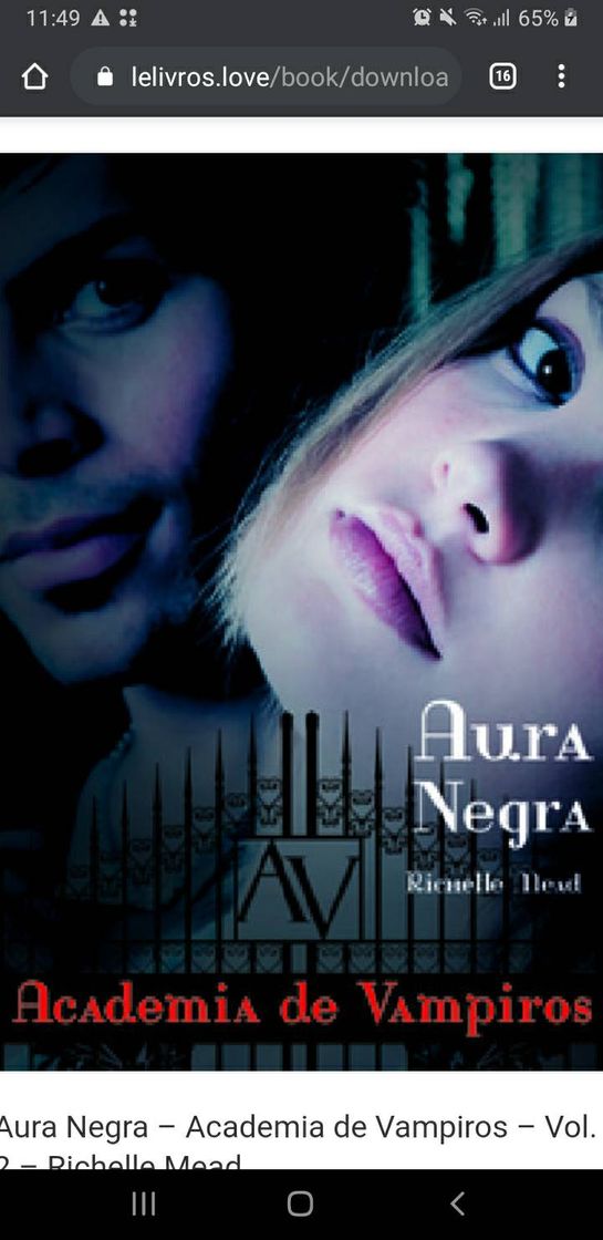 Book Aura Negra