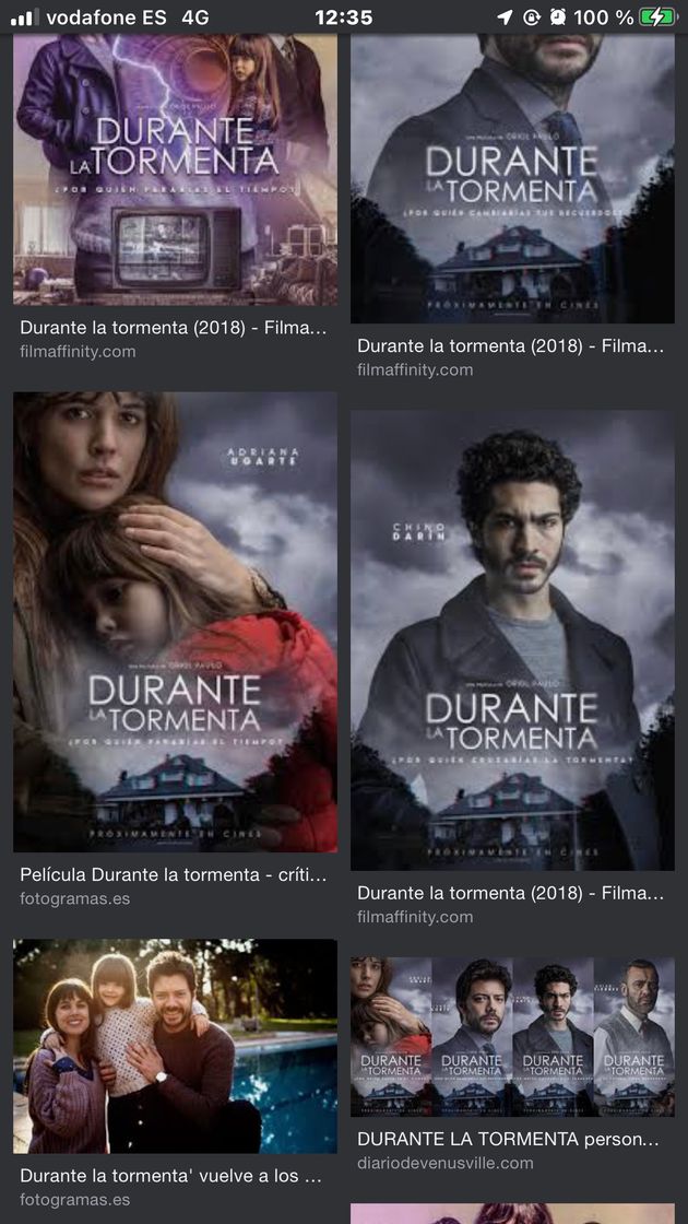 Durante la tormenta