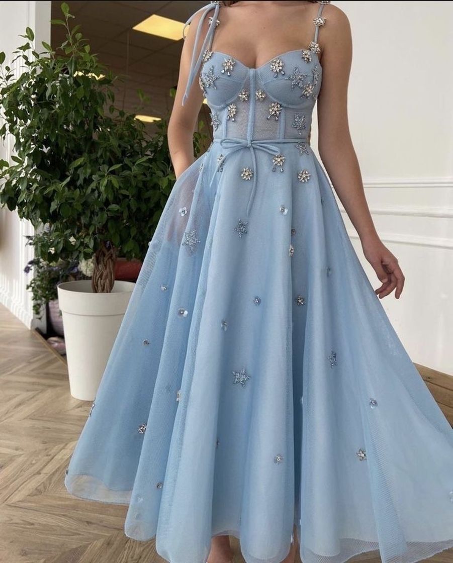 Moda Azul princesa 