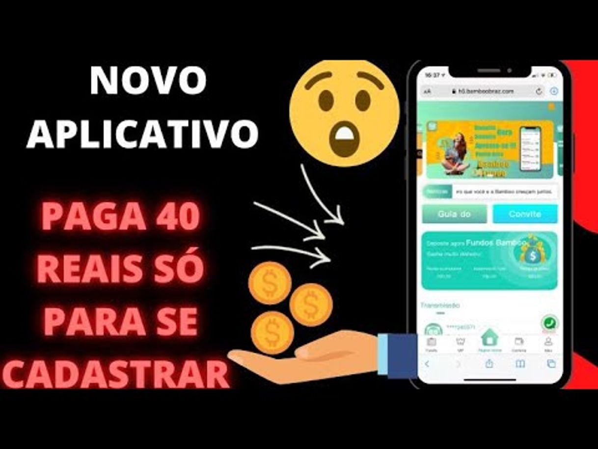 Social Bamboo (aplicativo que ganha dinheiro se cadastrando)