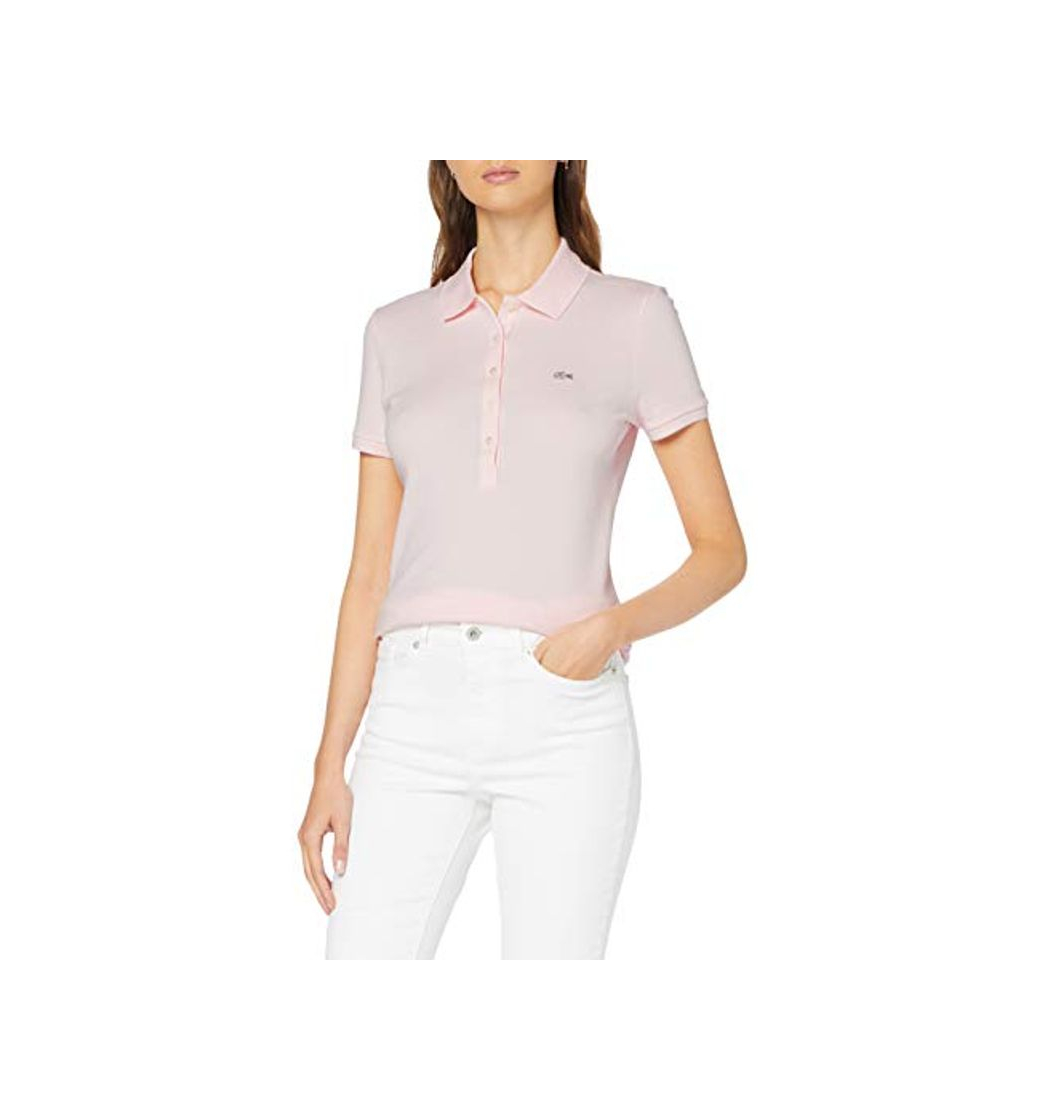 Fashion Lacoste Pf7845 Polo Mujer, Rosa