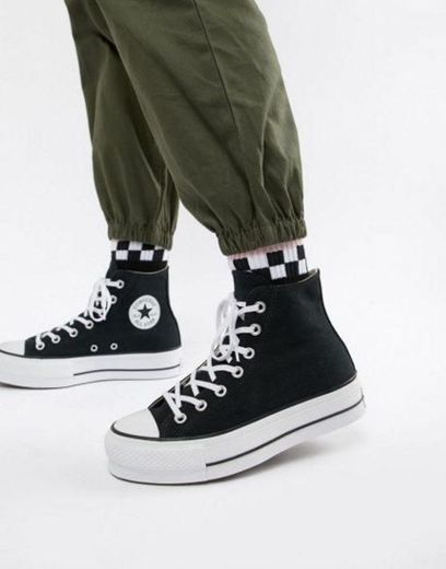 Converse Chuck Taylor All Star Hi, Zapatillas Unisex Adulto, Negro