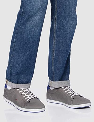 Tommy Hilfiger H2285ARLOW 1D, Zapatillas para Hombre, Gris