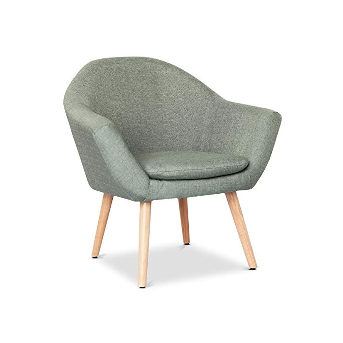 Producto Mc Haus NAVIAN - Sillón Nórdico Escandinavo de color Verde pistacho