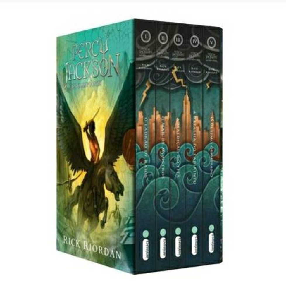 Moda Livros Percy Jackson 