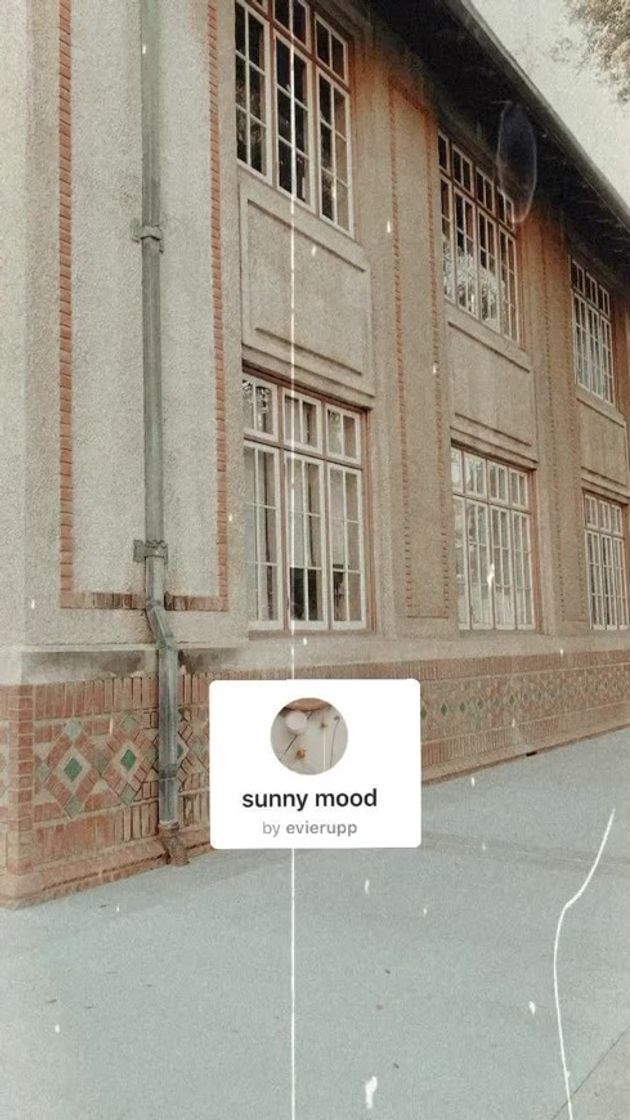 Moda filter: sunny mood