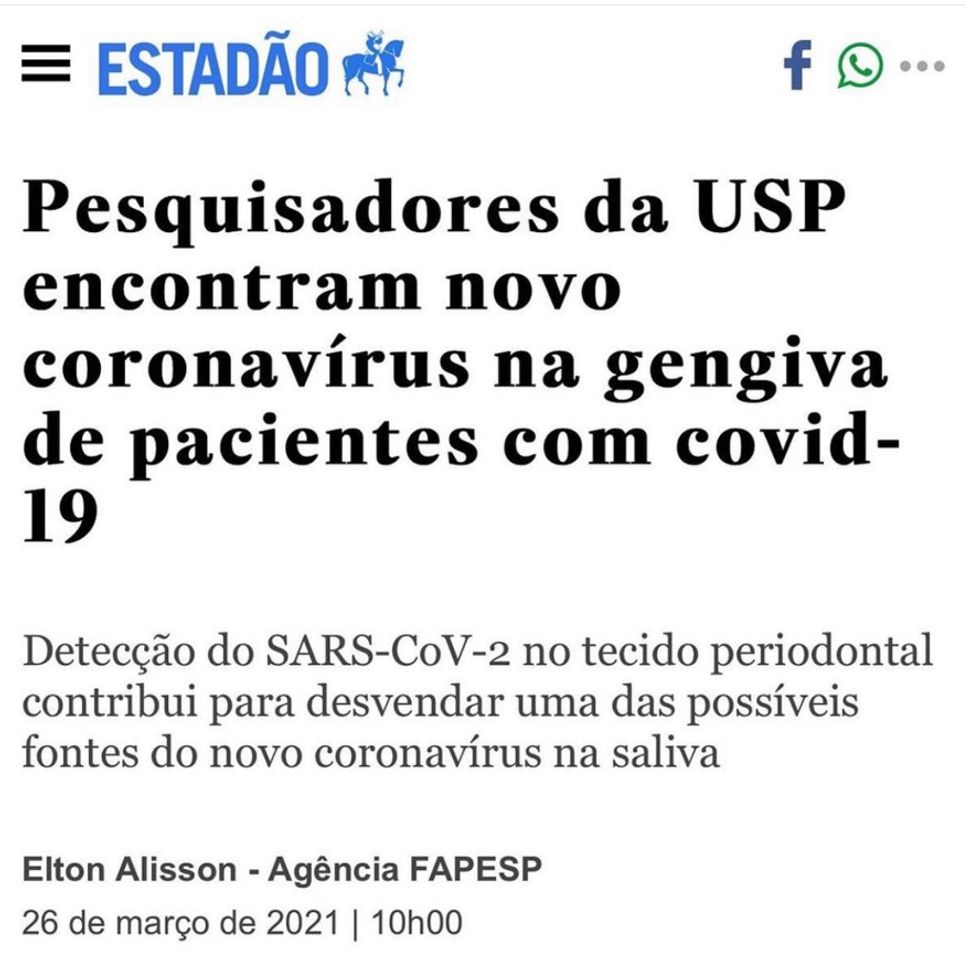 Fashion Coronavírus presente na Gengiva!