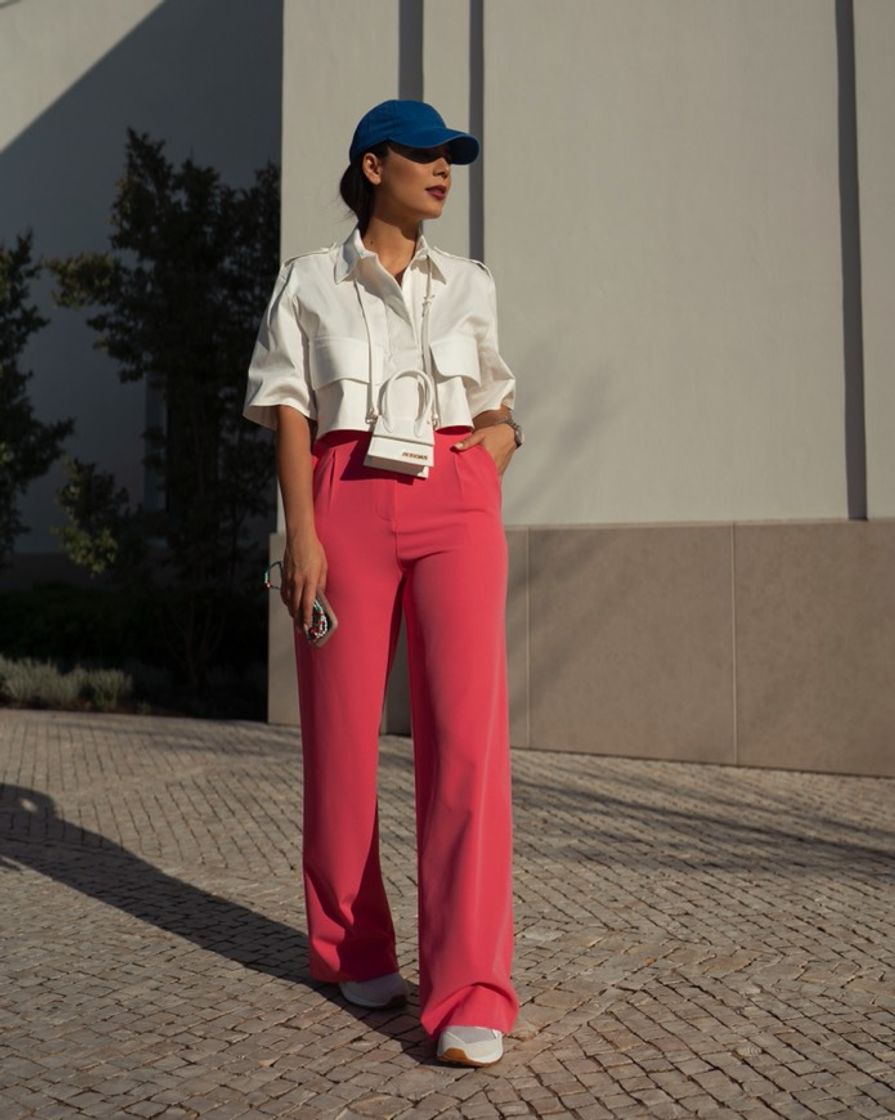 Social Pantalonas fúcsia 