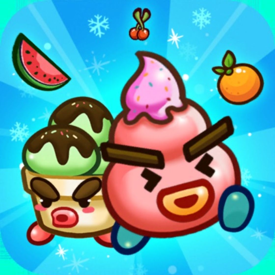 App Fruit Ice Cream