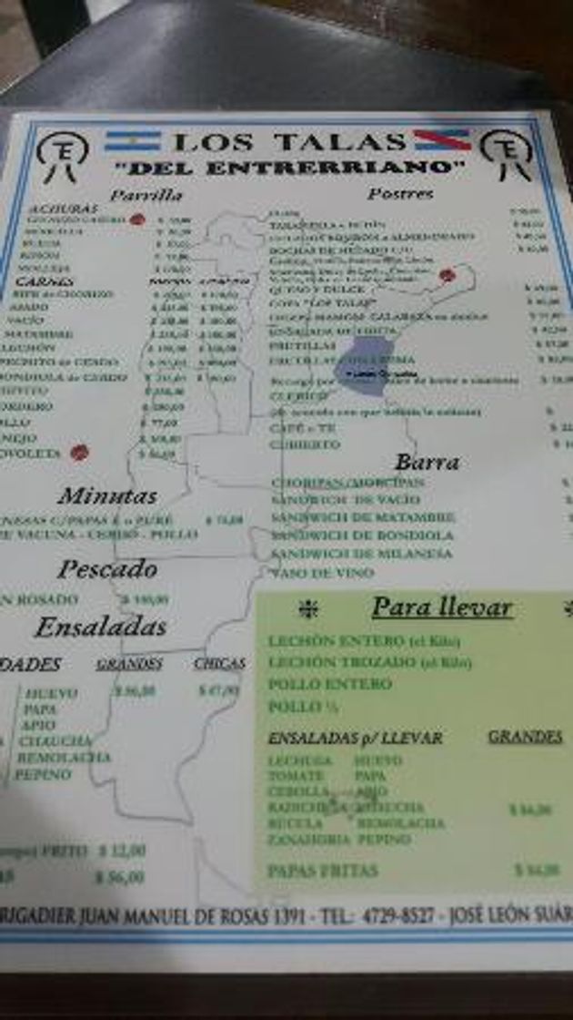 Restaurantes Los Talas del Entrerriano