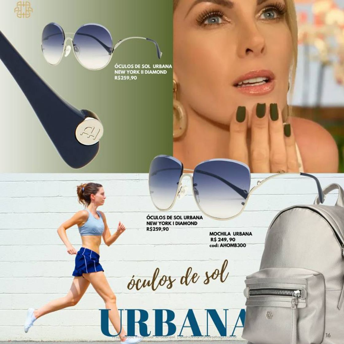 Fashion ÓCULOS DE SOL URBANA NEW YORK II DIAMOND R$259