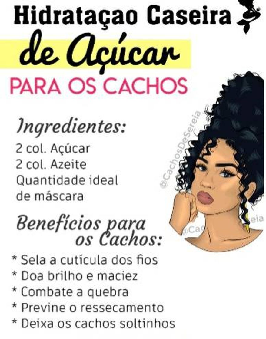 Moda Receitinha caseira pros cachinhos