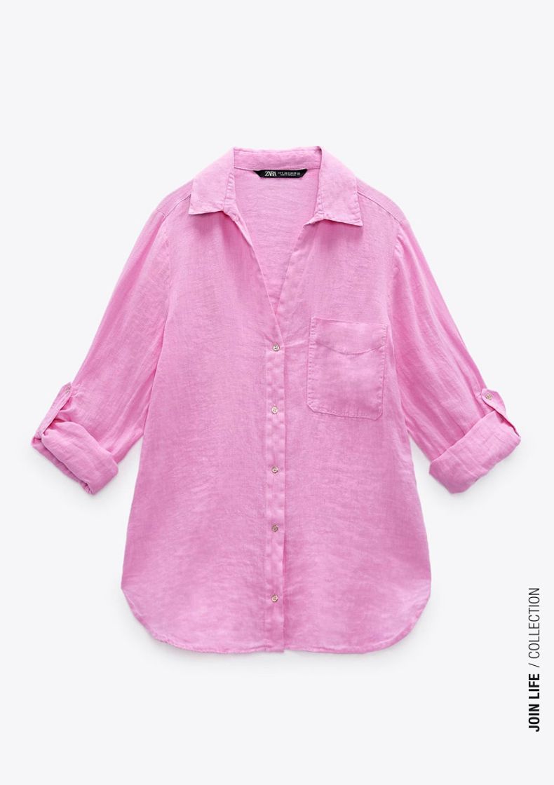 Fashion Camisa lino ZARA