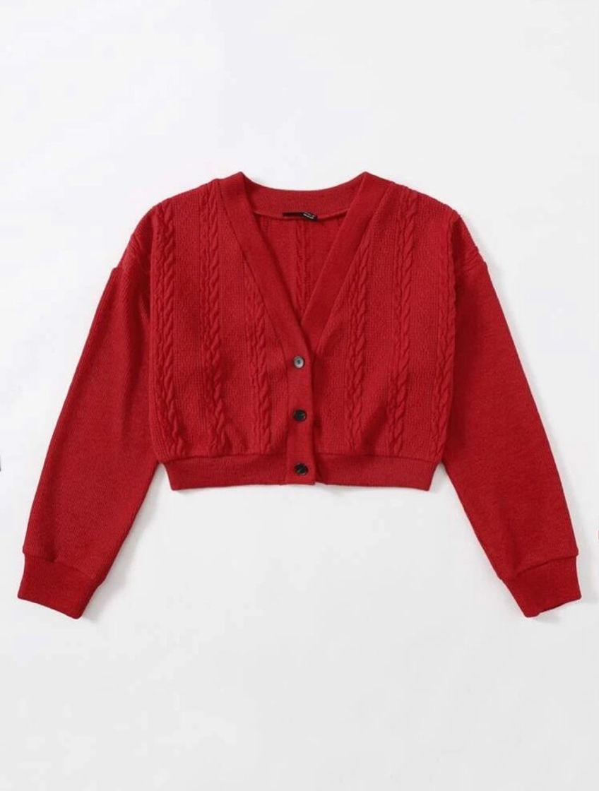 Fashion Cardigan vermelho