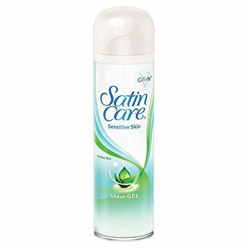 Social Gillette Satin Care Gel de Depilación Para Mujer Piel Sensible