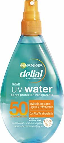 Social Garnier Delial UV Water Spray Protector Solar Transparente Cuerpo y Rostro IP50 -