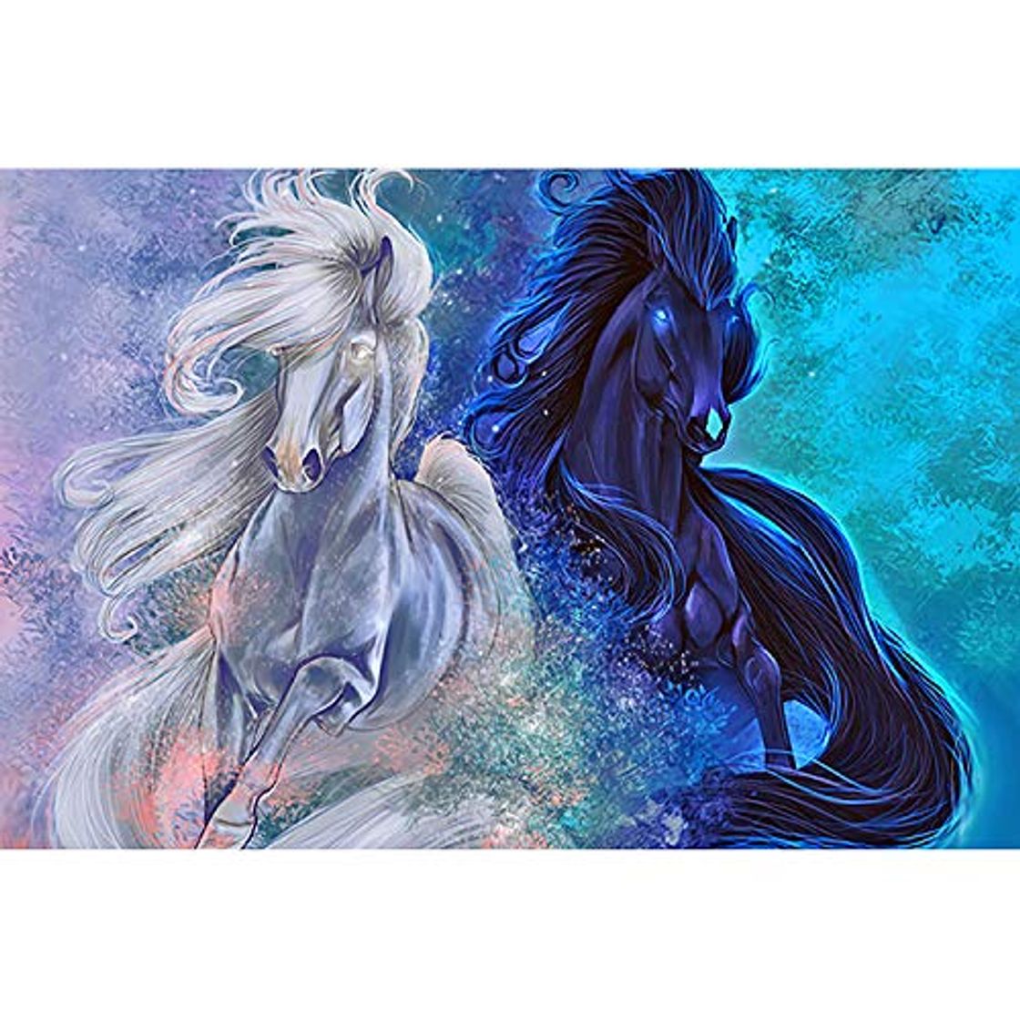 Producto MWOOT DIY 5D Caballo Diamante Pintura por Número Kit,Horse Bricolaje Diamond Painting