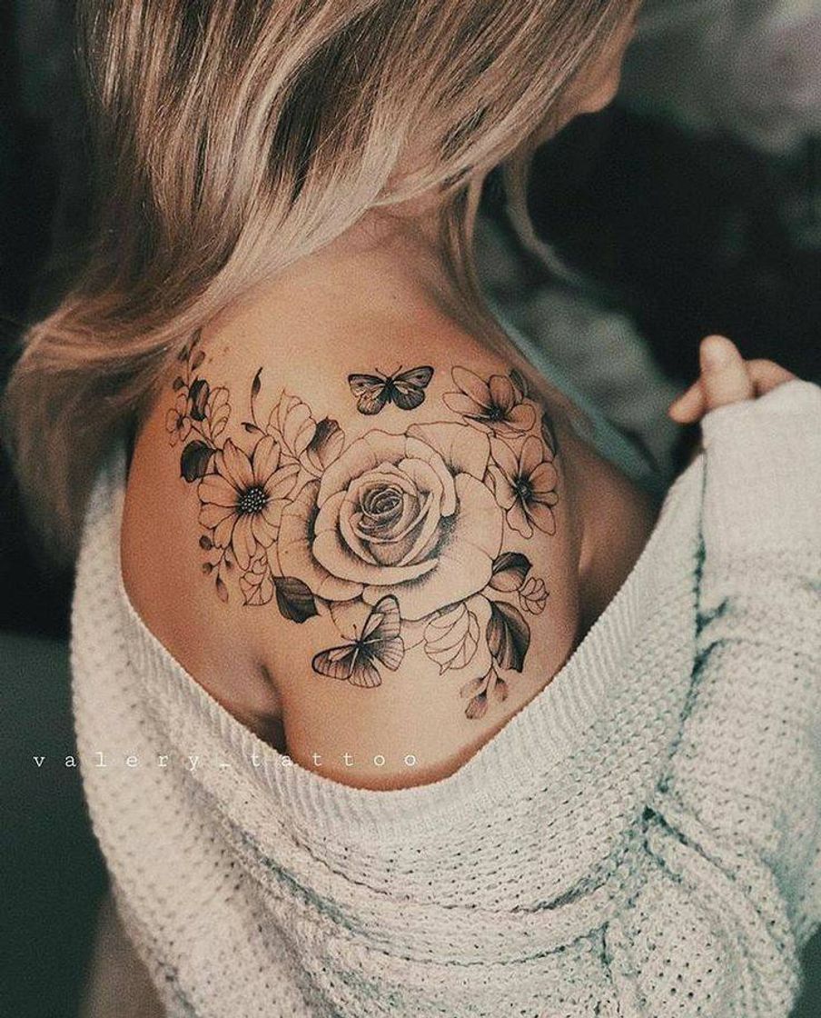 Moda Tatuagem de rosas