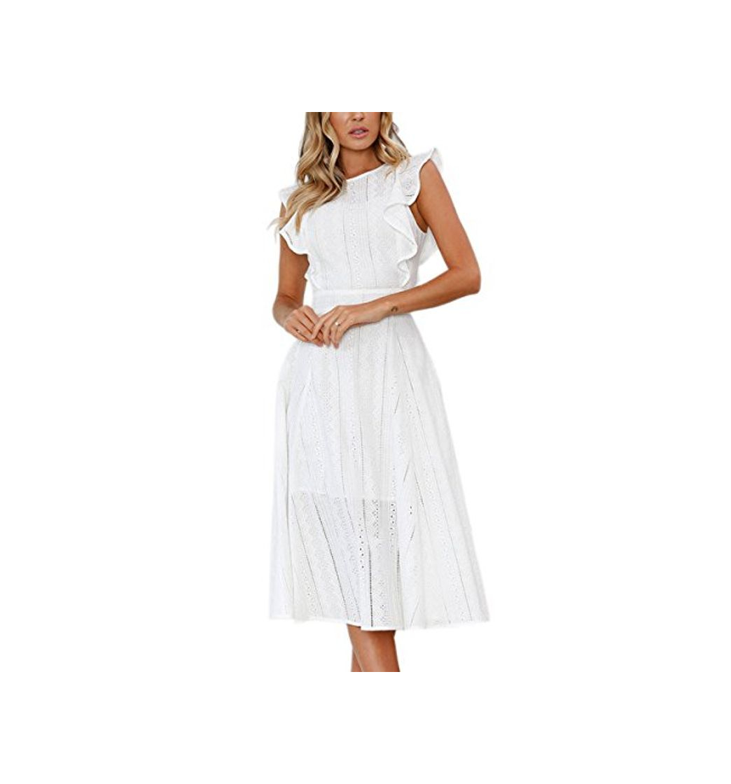 Fashion ECOWISH - Vestido de verano para mujer