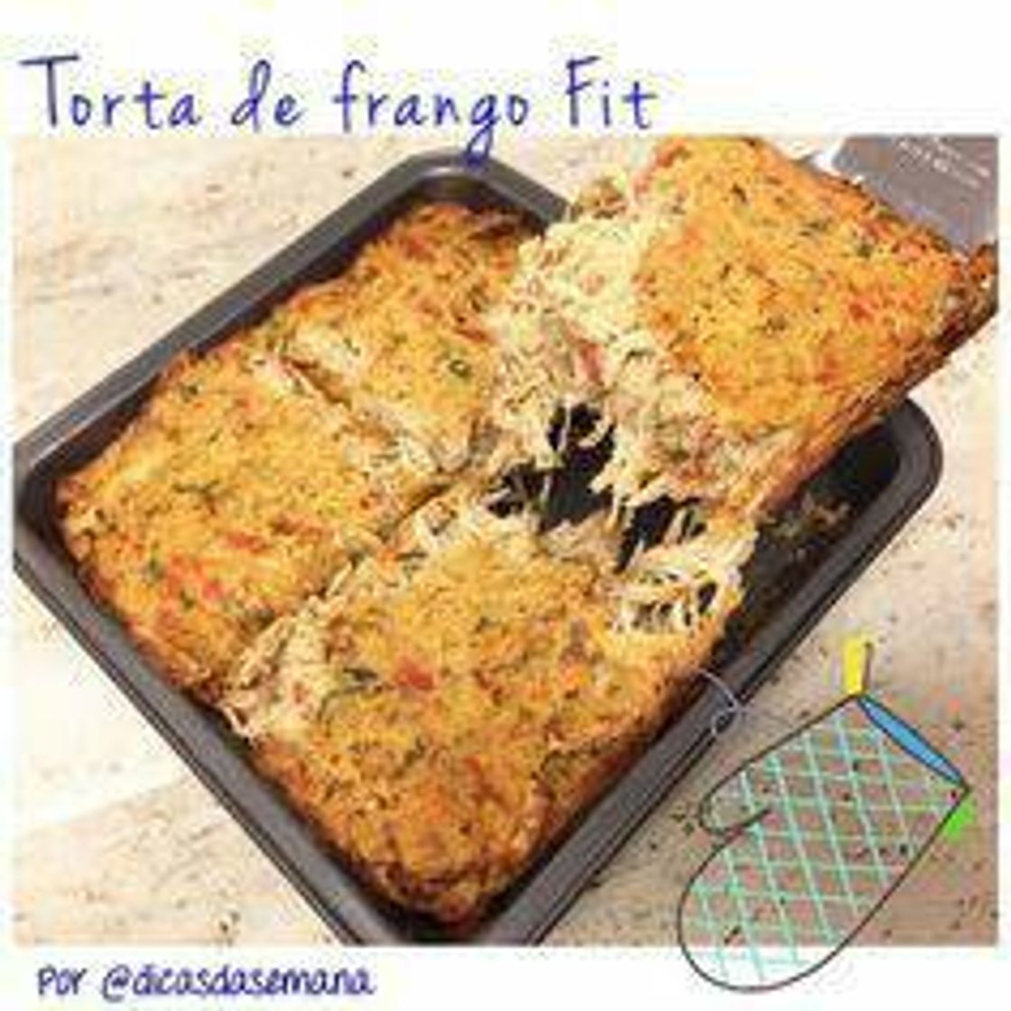 Moda Torta de frango Fit