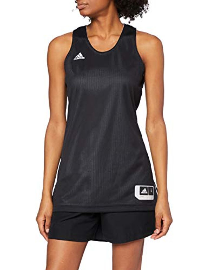 Moda adidas W Rev Crzy Ex J Camiseta, Mujer, Negro