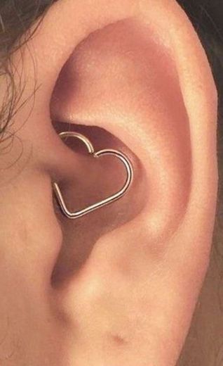 Piercing coração 