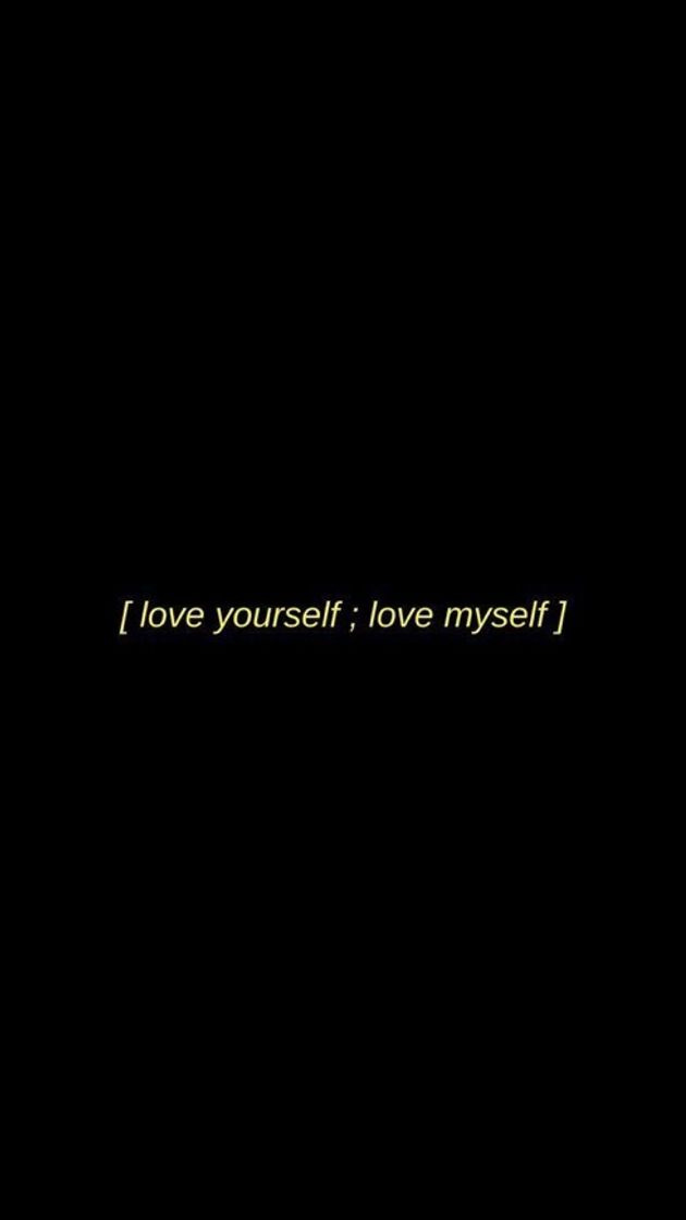 Moda Love yourself, love myself 