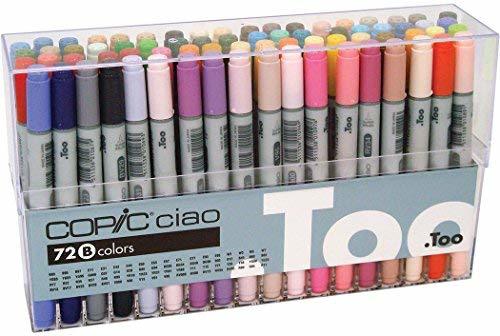 Products Copic Ciao: 72 Color Set A [Intermediate] Markers