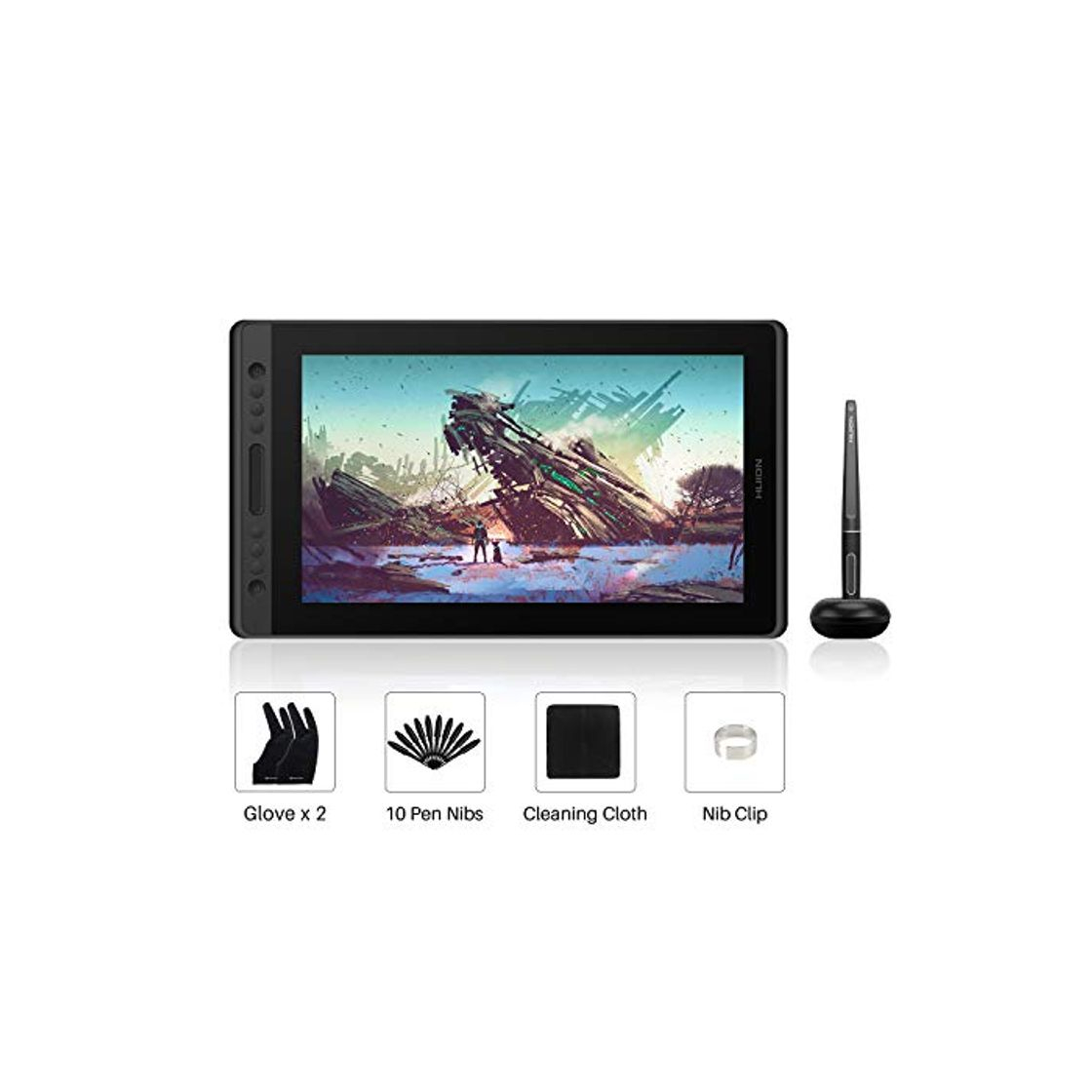 Electronic HUION KAMVAS Pro 16 Tableta Gráfica con Pantalla IPS de 15.6 Pulgadas