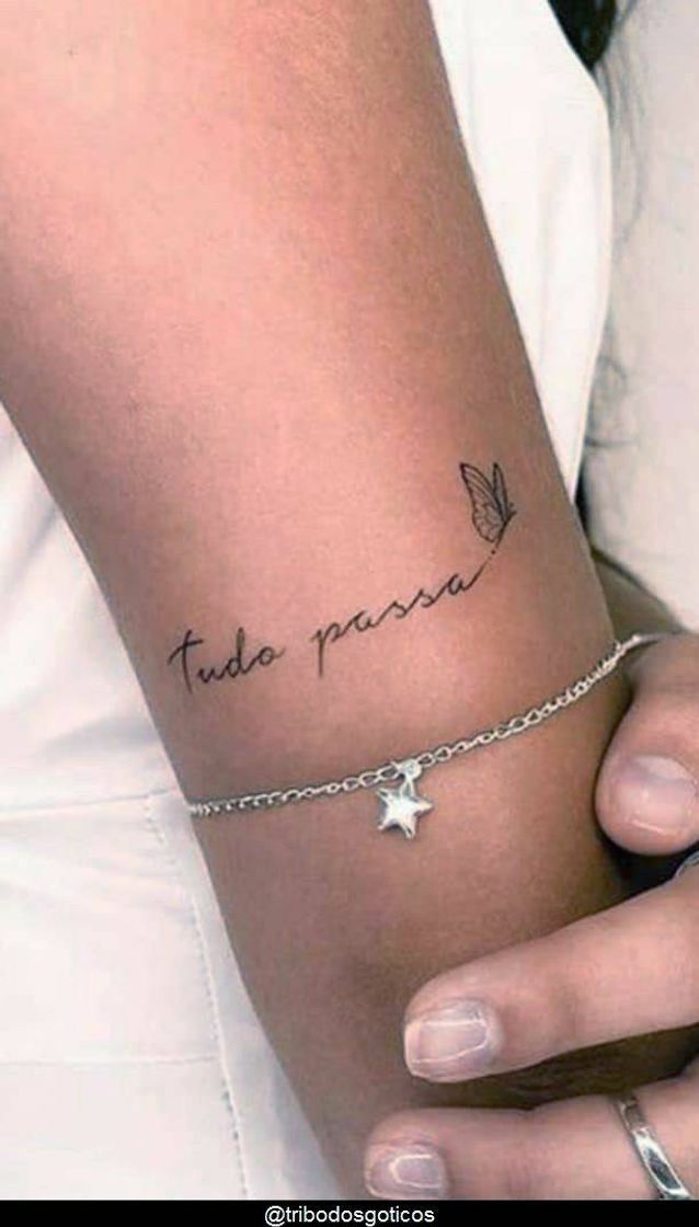 Fashion Tatuagem delicada 