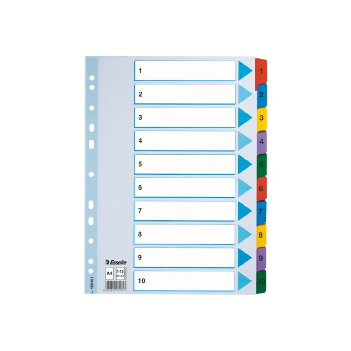 Product Esselte Mylar- Separadores para archivador