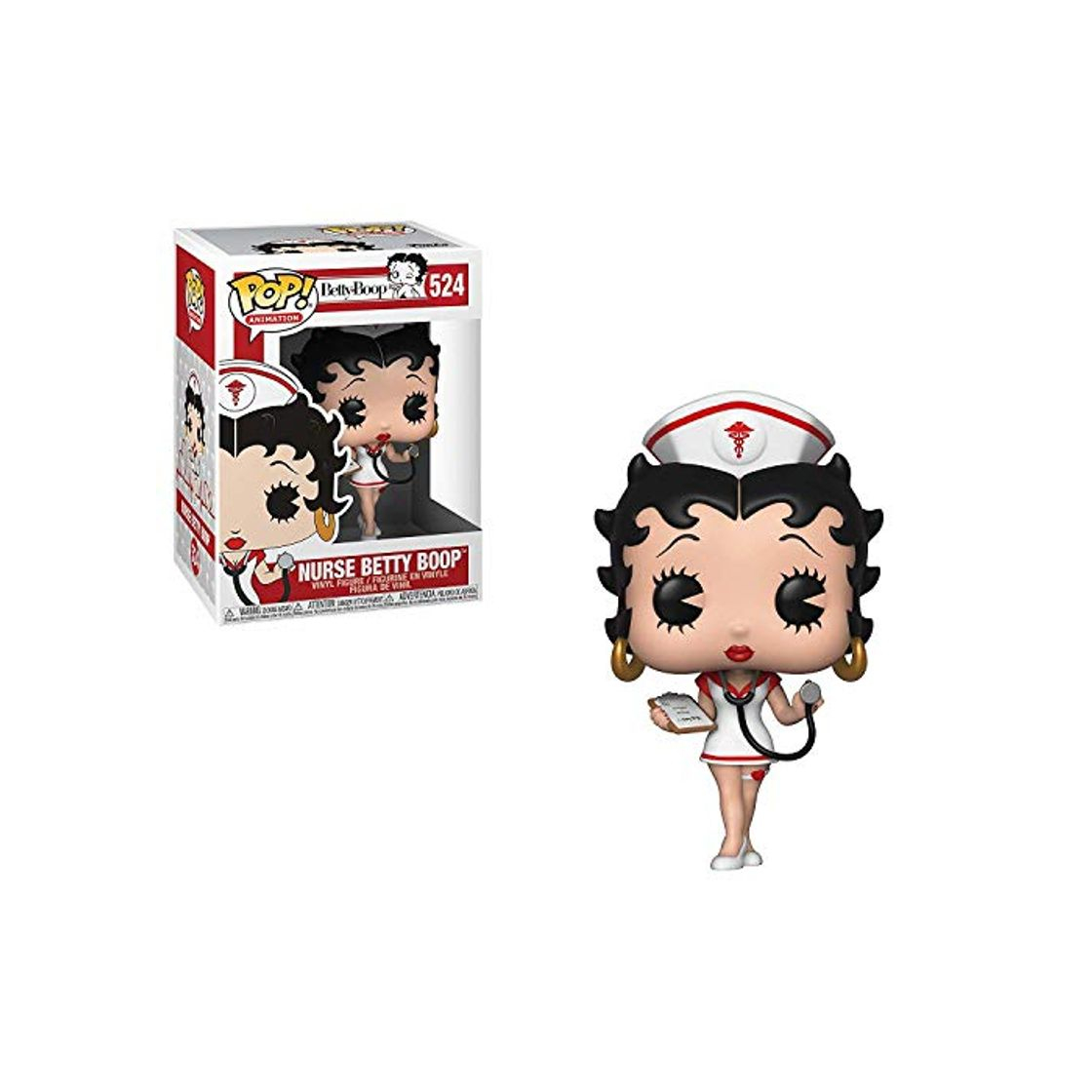 Games Funko- Pop Vinyl: Animation: Betty Boop: Nurse Figura de vinilo - coleccionable,