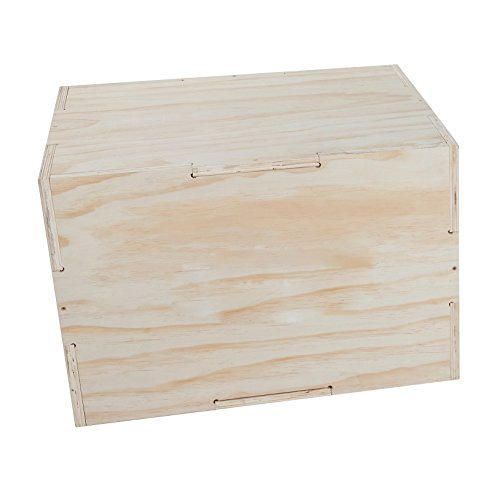 JOWY Caja Pilométrica 51cm x 60cm x 76cm Madera Cajón Crossfit Pliométrico