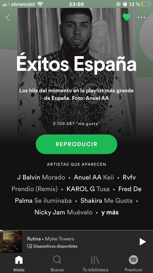 éxitos españa