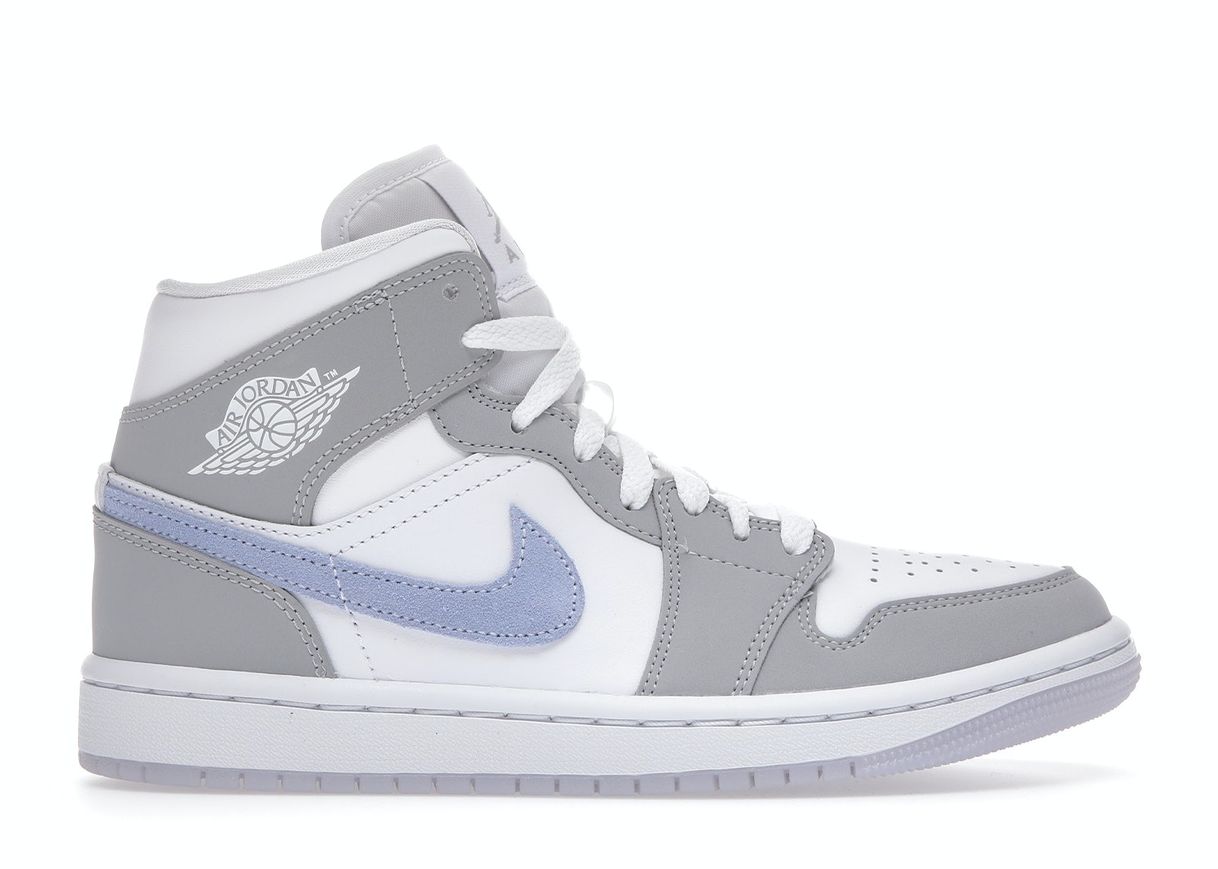 Moda Air Jordan 1 Mid Aluminium Wolf Grey 