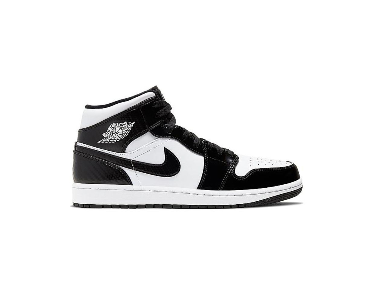 Social Air Jordan 1 Mid Carbon Fiber 