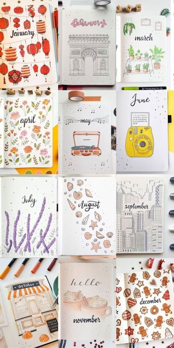 Fashion Ideia bullet journal